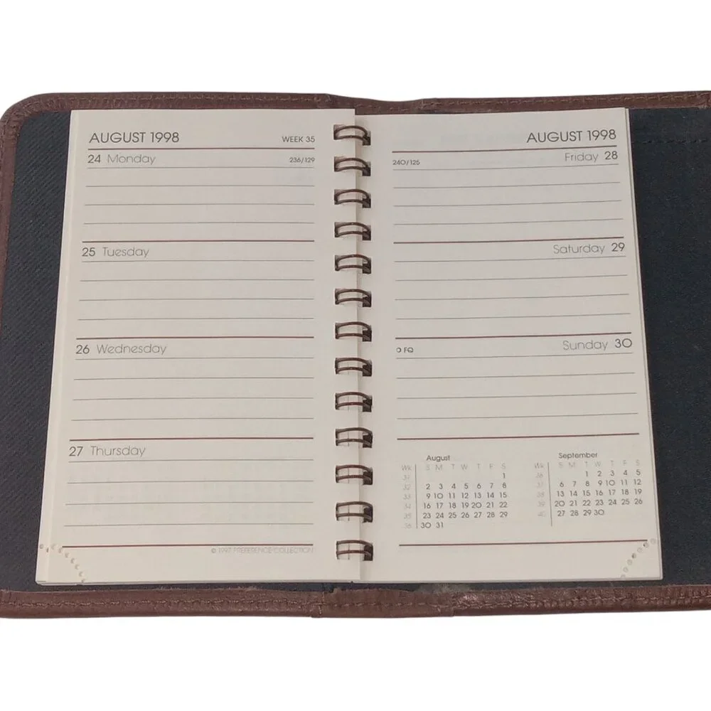 Vintage Boulder Ridge Pocket Calendar Planner Book